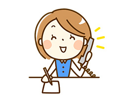 内勤:お問合せ対応(営業アシスタント・パート勤務)2